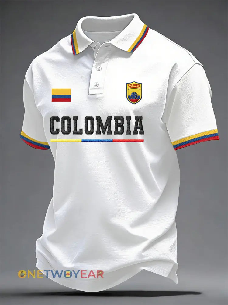 Camiseta casual estampada para hombre de Columbia - blanco / S