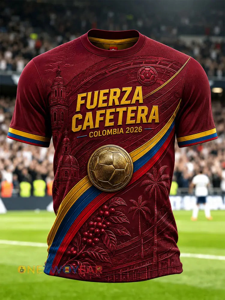 Camiseta de fútbol retro Colombia - como imagen / S