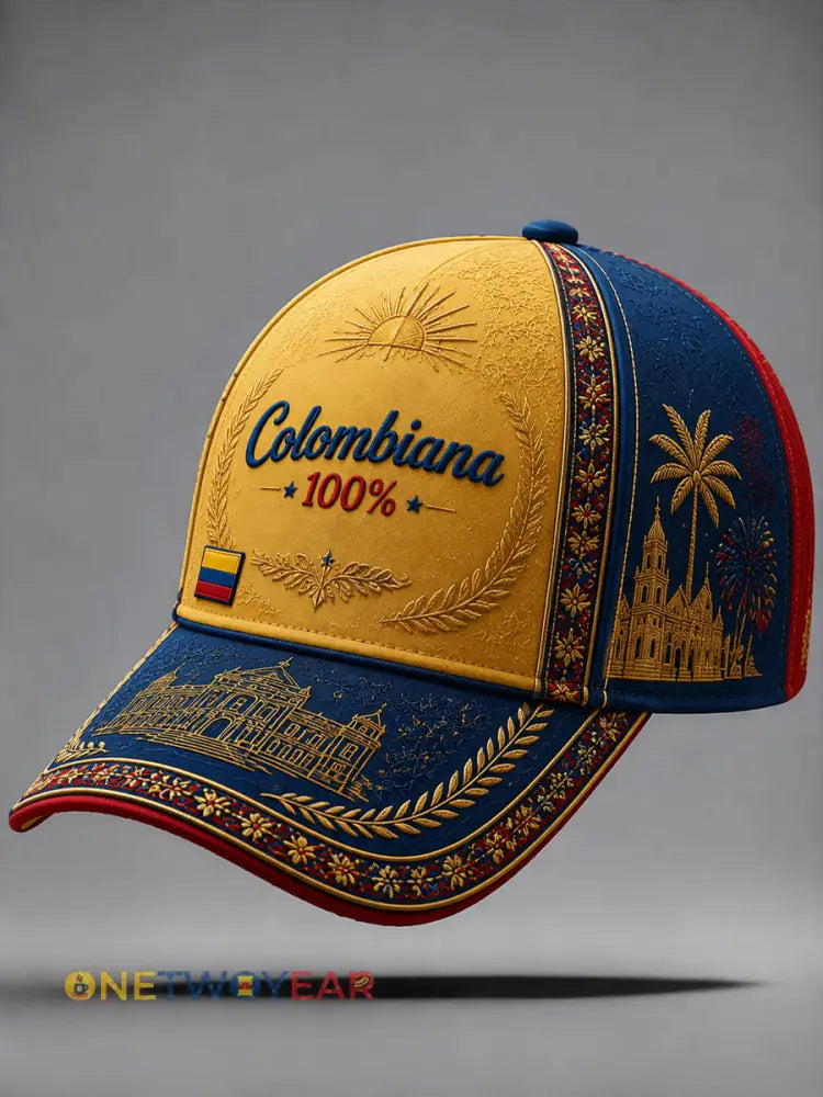 Gorra Conmemorativa del Día de la Independencia de Colombia - como imagen / 58cm