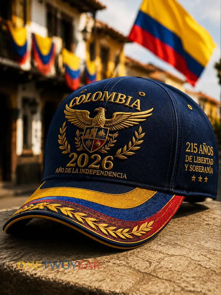 Gorra Conmemorativa del Día de la Independencia de Colombia - como imagen / 58cm
