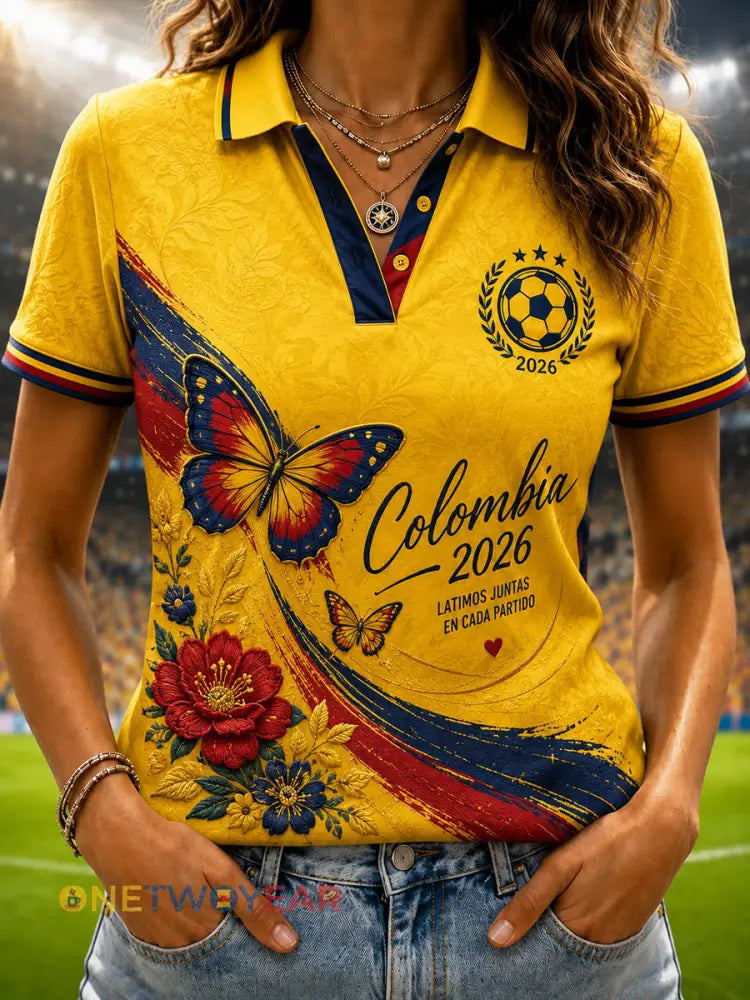 Polo de mujer Columbia Classic Casual Soccer - como imagen / S