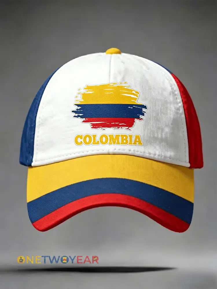 Sombrero casual unisex de fútbol colombiano - como imagen / UNO