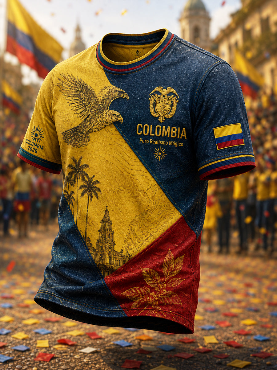 Camiseta Vintage distressed Columbia Independence Day Eagle