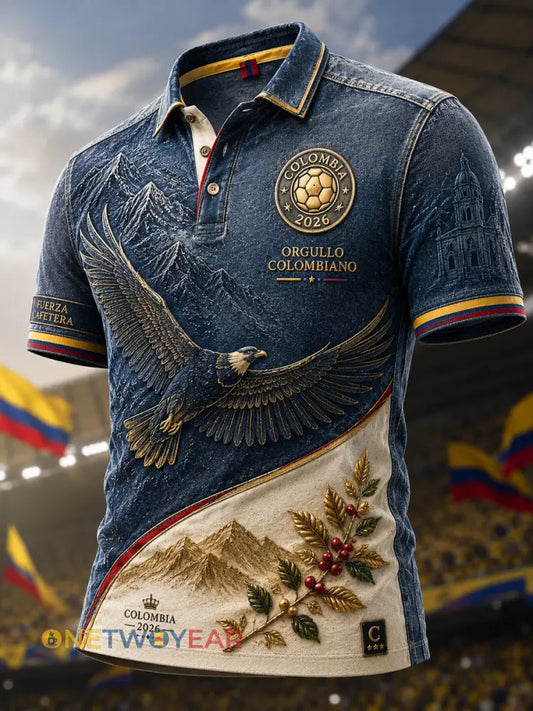 Camisa polo clásica y casual de Columbia estilo retro - como imagen / S