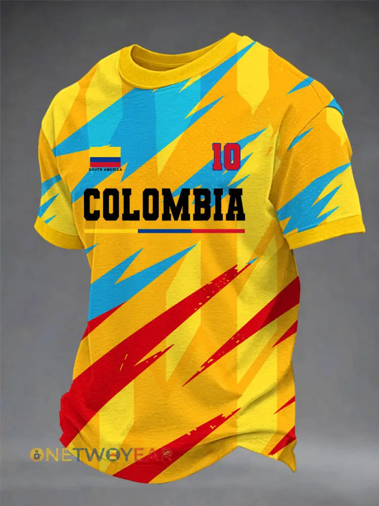 Camiseta casual estampada para hombre de Columbia - como imagen / S