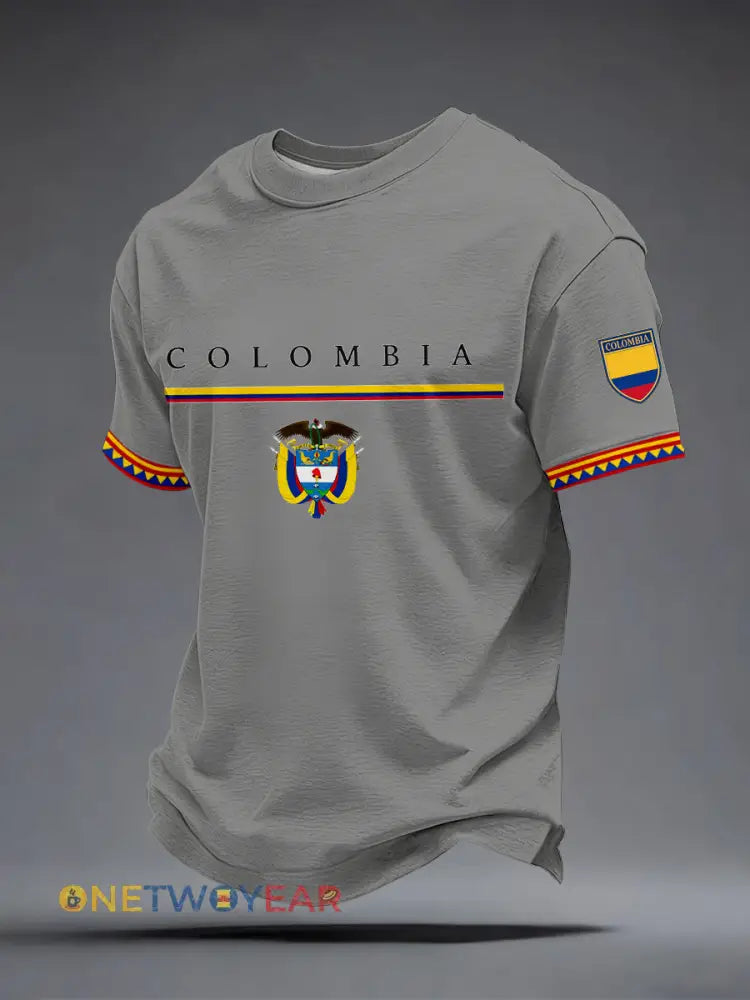 Camiseta Colombia para hombre - gris / S