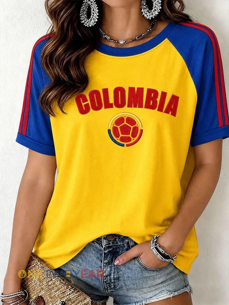 Camiseta Colombia para mujer - como imagen / S