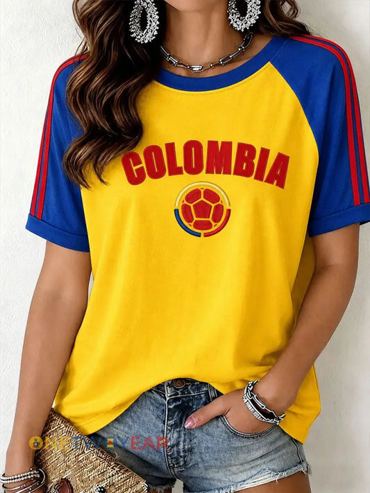 Camiseta Colombia para mujer - como imagen / S