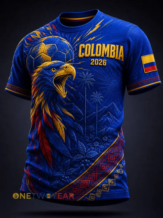 Camiseta Conmemorativa 2026 Colombia Soccer Águilas Andinas - como imagen / S
