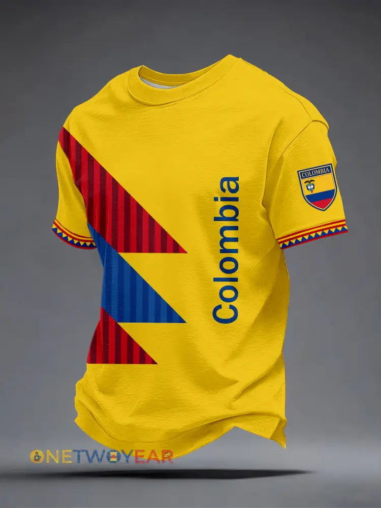 Camiseta de Colombia para hombre - como imagen / S