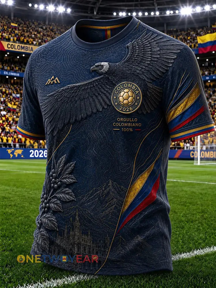 Camiseta de Colombia para hombre - como imagen / S