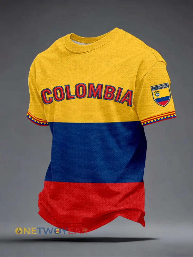 Camiseta de Colombia para hombre - como imagen / S