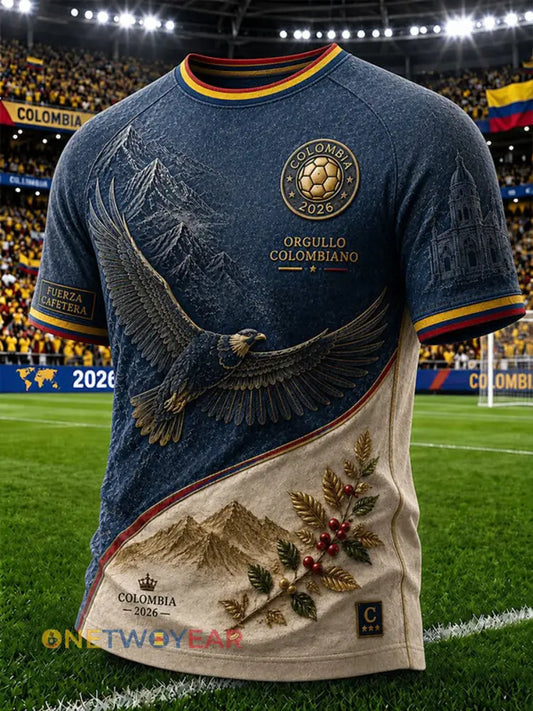 Camiseta de Colombia para hombre - como imagen / S