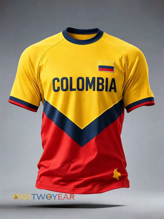 Camiseta de Colombia para hombre - como imagen / S