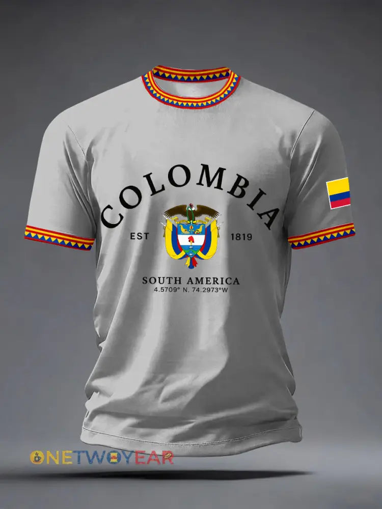 Camiseta de Colombia para hombre - Gris / S