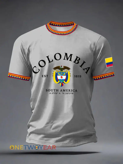 Camiseta de Colombia para hombre - Gris / S