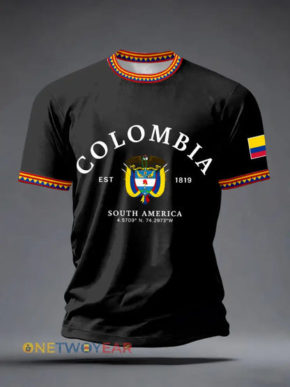 Camiseta de Colombia para hombre - Negro / S
