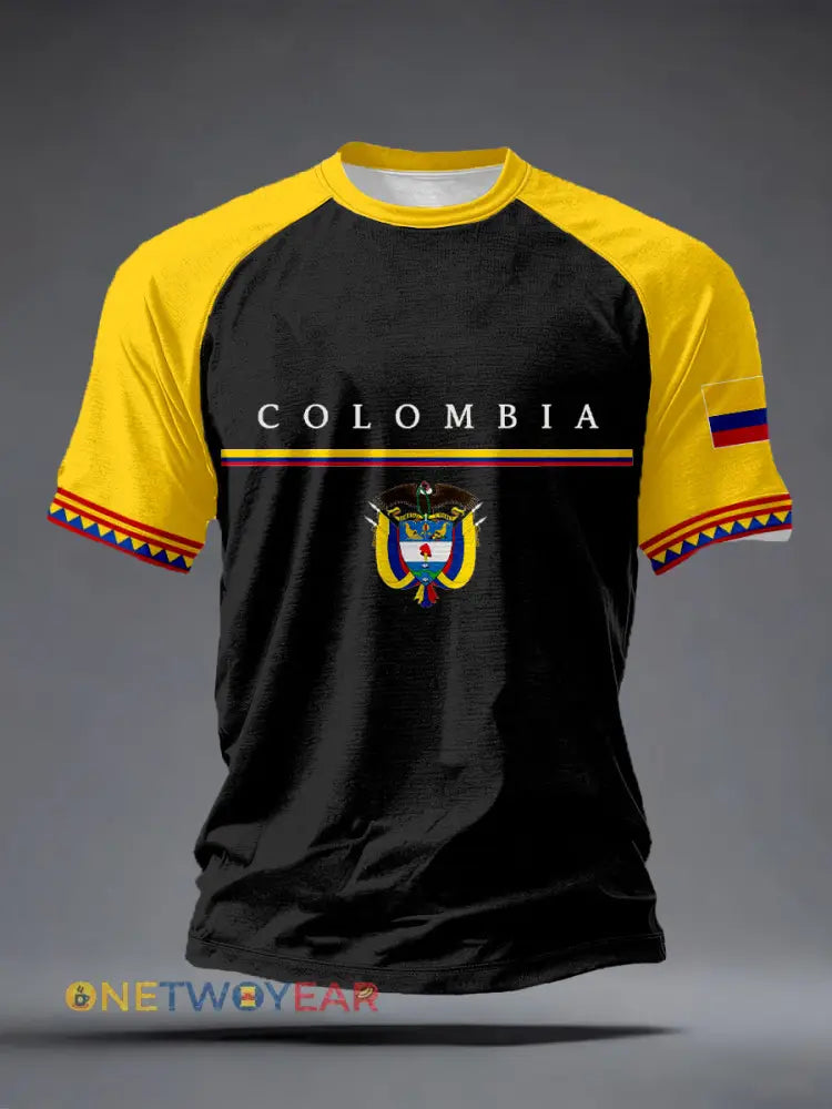 Camiseta de Colombia para hombre - Negro / S