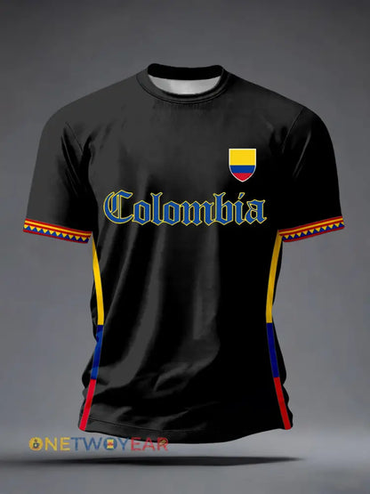 Camiseta de Colombia para hombre - Negro / S