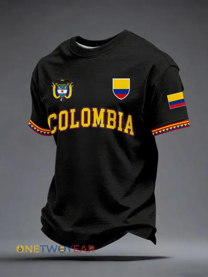Camiseta de Colombia para hombre - Negro / S