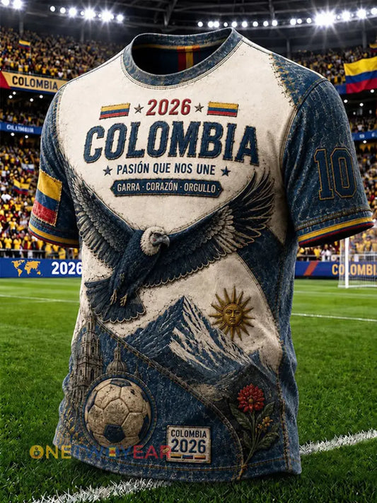 Camiseta de manga corta para hombre - como imagen / S
