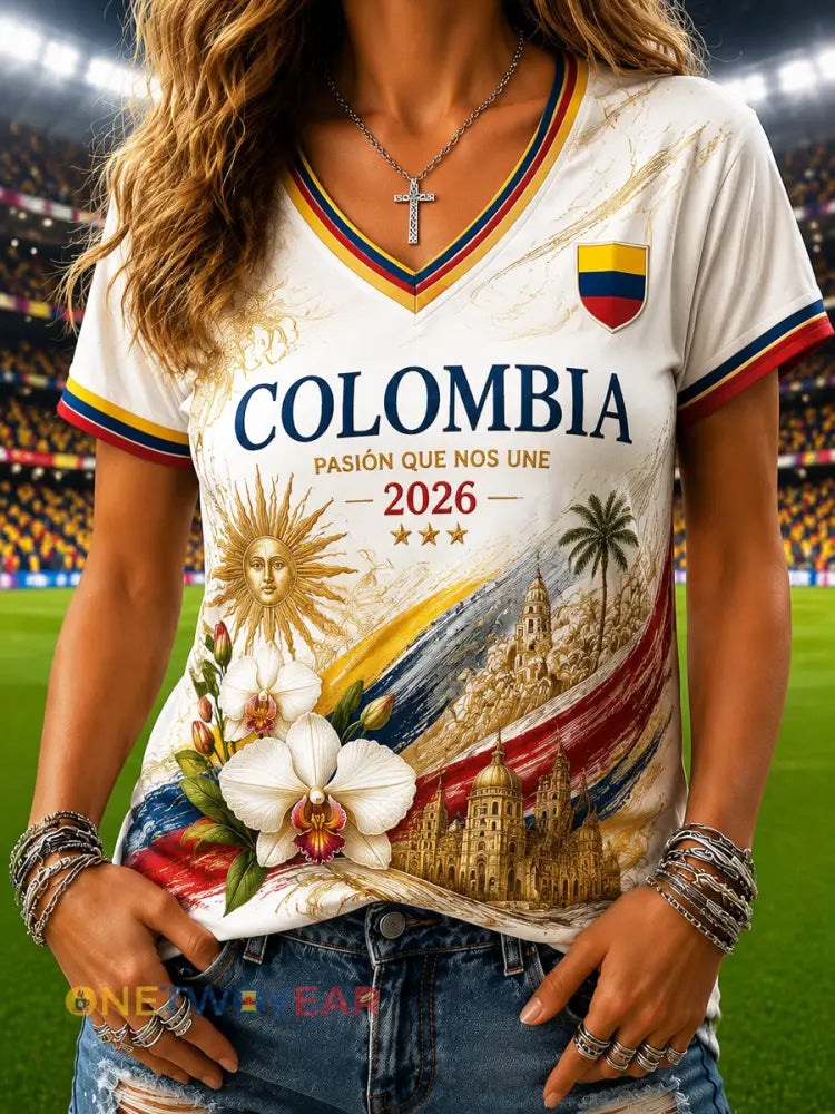 Camiseta de mujer de manga corta - como imagen / S