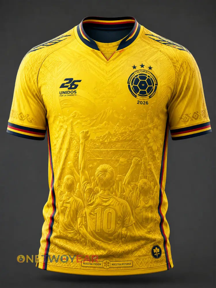 Camiseta Fútbol clásico de Colombia del vintage - como imagen / S