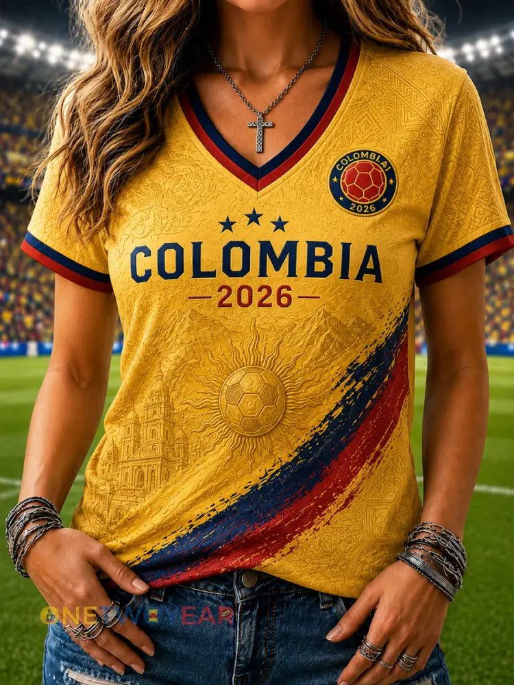 Camiseta para mujer Columbia Soccer Fan - como imagen / S