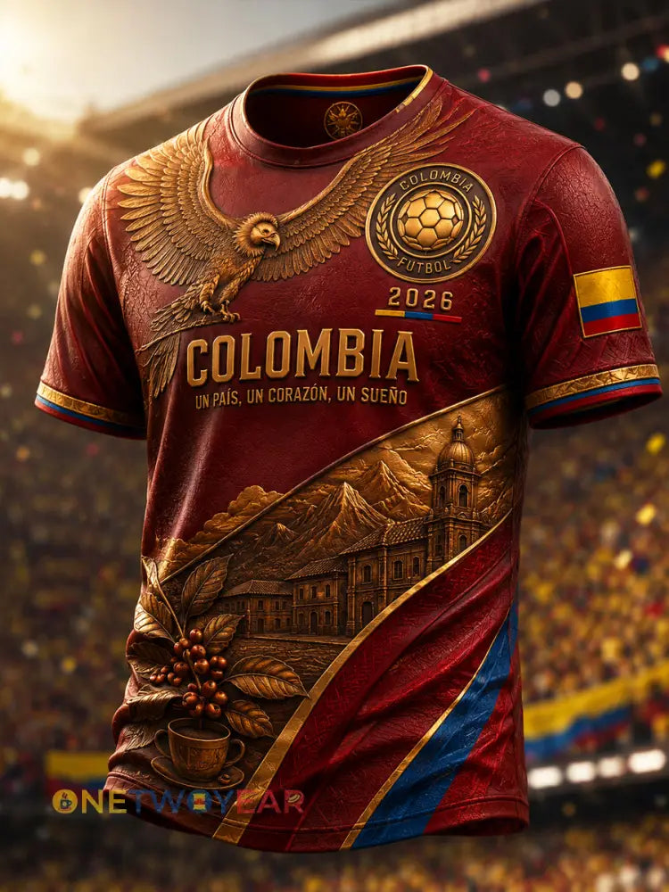 Camiseta Retro Colombia Soccer Classic - como imagen / S