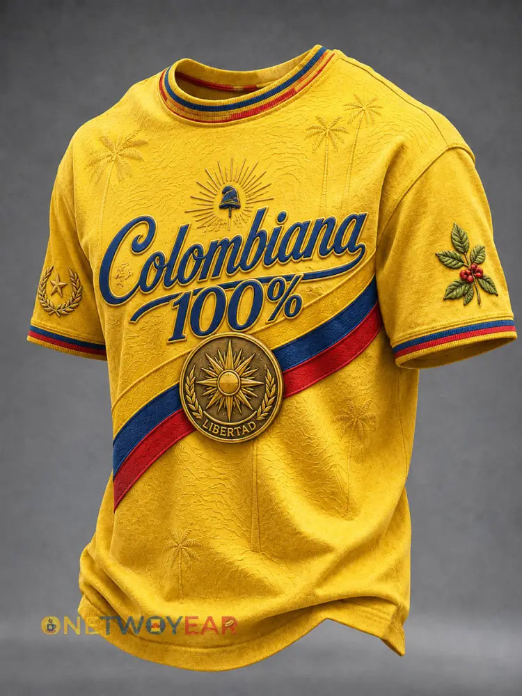 Camiseta Vintage Columbia 2026 Independence Day Casual - como imagen / S