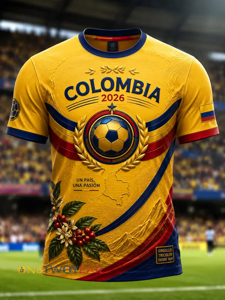 Camiseta Vintage Columbia Classic Soccer Casual - como imagen / S