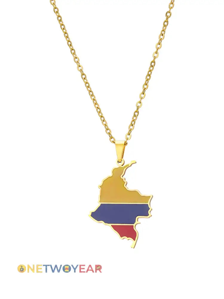 Colombia Collar - oro / UNO