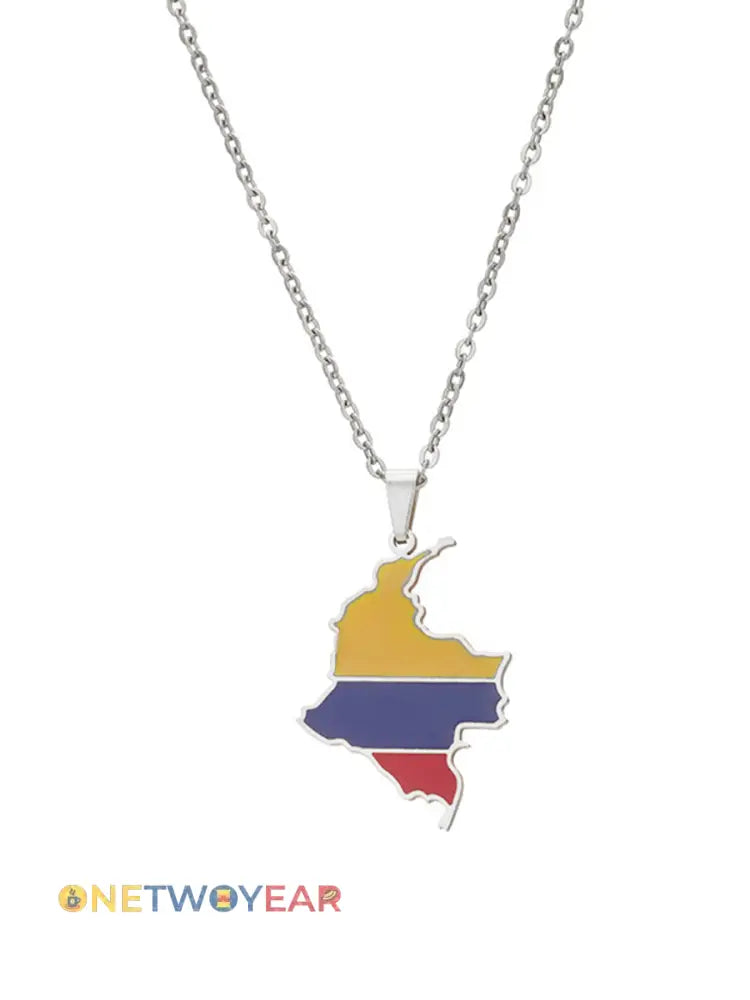 Colombia Collar - plata / UNO