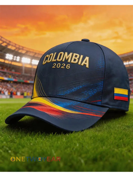 Gorra casual unisex de fútbol colombiano - como imagen / UNO