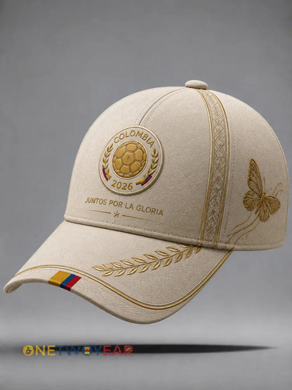 Gorra de béisbol clásica del fútbol de Colombia - como imagen / 58cm