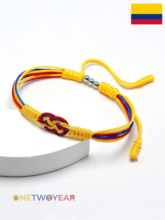 Pulsera tejida colombiana - como imagen / UNO
