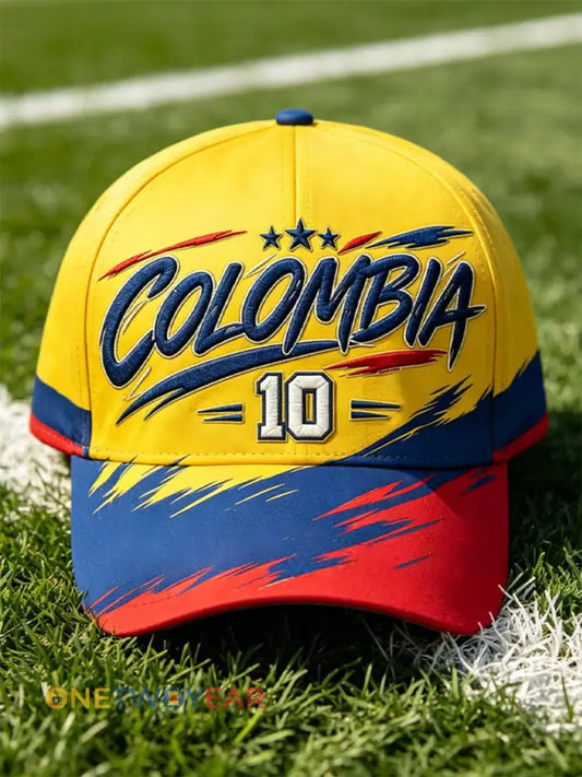 Sombrero unisex casual de fútbol colombiano - como imagen / UNO