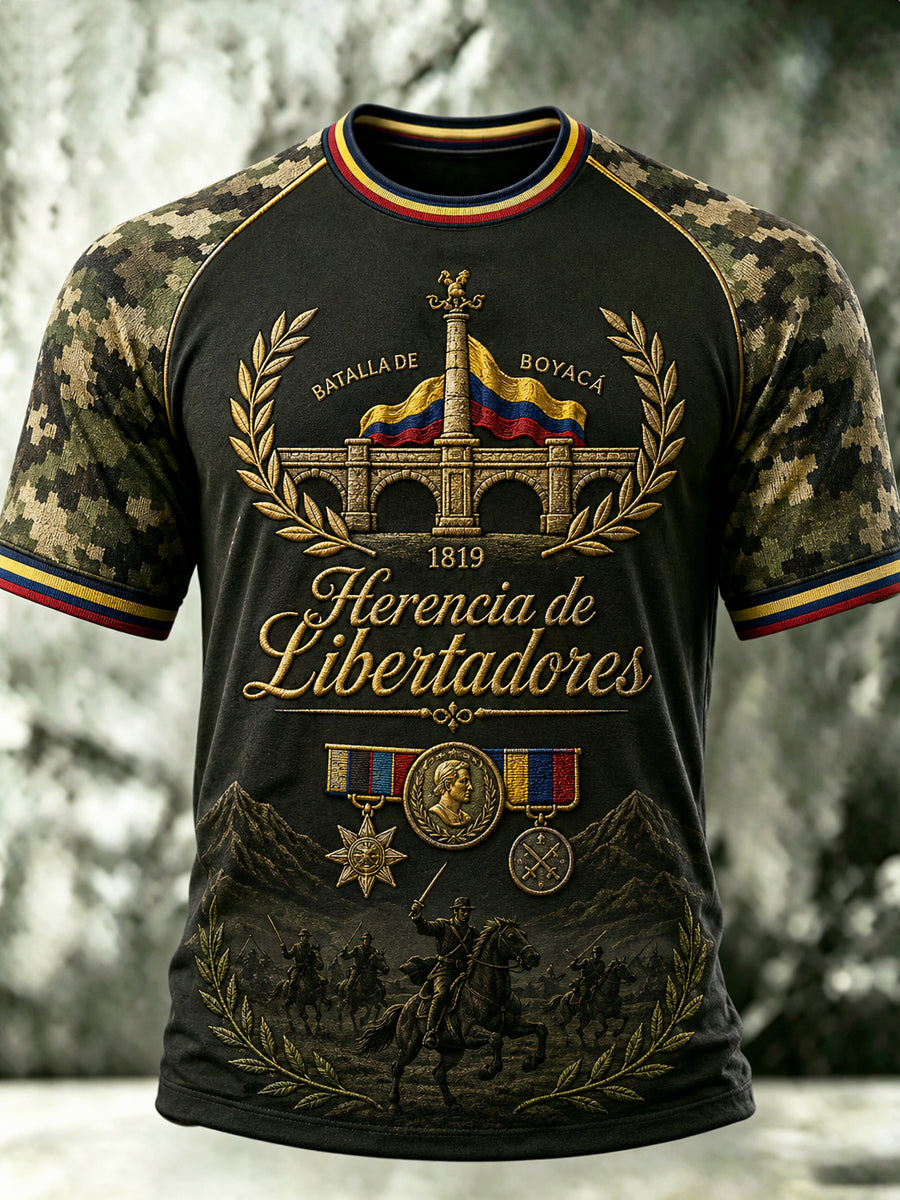 Camiseta con gráfico Colombian Legacy Military Inspired
