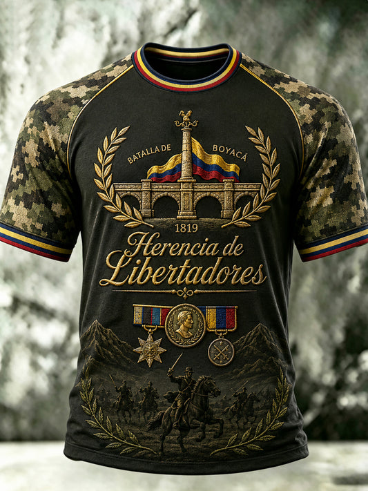 Camiseta con gráfico Colombian Legacy Military Inspired